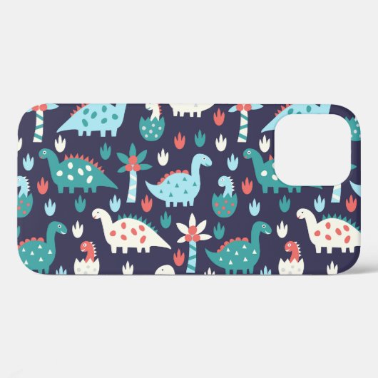 Dinosaurus Avontuur Naadloos Ontwerp Case-Mate iPhone Case (Achterkant (horizontaal))