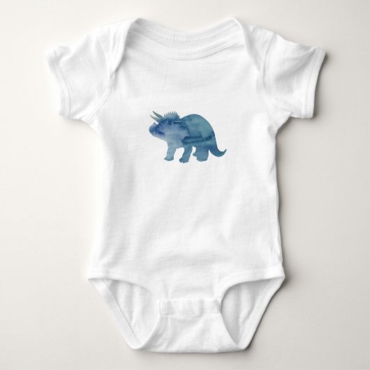 Dinosaurus Baby Bodypak Triceratops Romper (Voorkant)