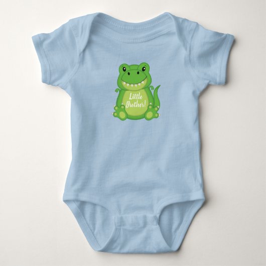 Dinosaurus Baby Shower T-Rex Romper (Voorkant)