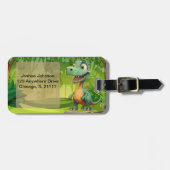 Dinosaurus Bagage Label (Voorkant horizontaal)