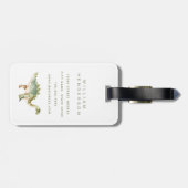 Dinosaurus Bagagelabels (Achterkant horizontaal)