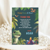 Dinosaurus bedankkaart