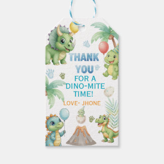 Dinosaurus bedankkaartje met kleuractiviteit - Di Cadeaulabel