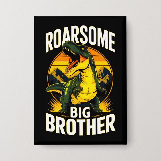 Dinosaurus Big Brother Button (Voorkant)