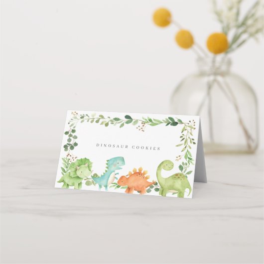 Dinosaurus Buffet Voedsel Labels (Voorkant)