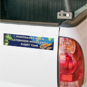 Dinosaurus Bumpersticker (Op Truck)
