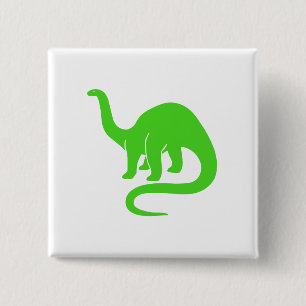 Dinosaurus Button Lichtgroen