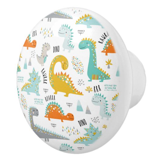 Dinosaurus Ceramic Pull Keramische Knop (Rechts)