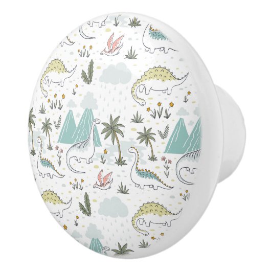 Dinosaurus Ceramic Pull Keramische Knop (Rechts)