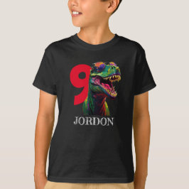 Dinosaurus Cool 9e Verjaardag T-shirt
