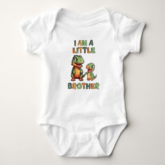 Dinosaurus de Kleine Broer Baby Bodysuit (Voorkant)