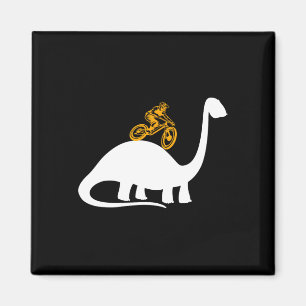 Dinosaurus Dino T-rex Mtb Fietsen Mountainbike Kle Magneet