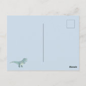 Dinosaurus Eerste 1e Verjaardag Feest Uitnodiging (Achterkant)