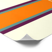 Dinosaurus en palmen poster (Hoek)