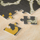 Dinosaurus Fossiele Naam Legpuzzel (Zijkant)