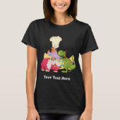 Dinosaurus getrouwd t-shirt (Voorkant)