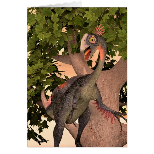 Dinosaurus gigantoraptor (Voorkant)