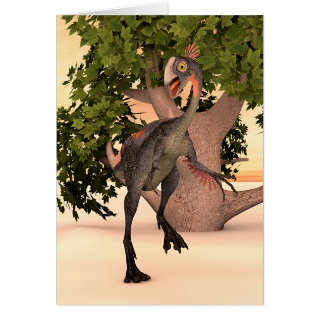 Dinosaurus gigantoraptor (Voorkant)