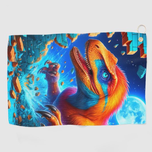 Dinosaurus golfhanddoek (Horizontaal)