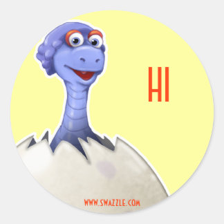 Dinosaurus in Ei Sticker