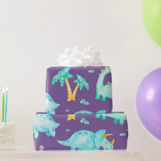 Dinosaurus Inpakpapier (Feestgeschenken)