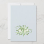 Dinosaurus Jongen Blauw Groene Pastel Aangepaste 1 Kaart (Achterkant)