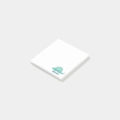 Dinosaurus Kinderen Naam Post-it® Notes (Schuin)