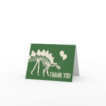 Dinosaurus met ballonnen Dank U