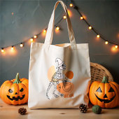 Dinosaurus met heks Pet Canvas tas