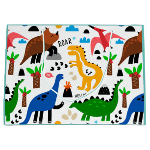 Dinosaurus naadloos patroon groot cadeauzakje