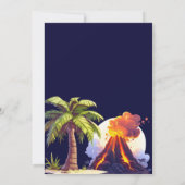 Dinosaurus Party uitnodiging (Achterkant)