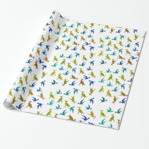Dinosaurus Patroon Cadeaupapier