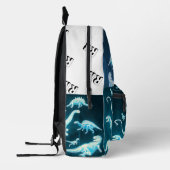 Dinosaurus Patroon Modern Skelet T-Rex Bedrukte Rugzak (Links)