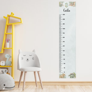 Dinosaurus Persoonlijke Naam Monogram C Groeigrafi Poster