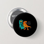 Dinosaurus Pinball Wizard Arcade Machine Speler Af Ronde Button 5,7 Cm (Voorkant /achterkant)