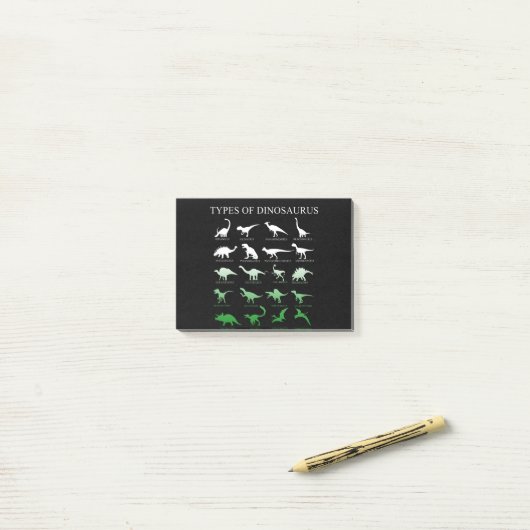 dinosaurus post-it® notes (Op bureau)