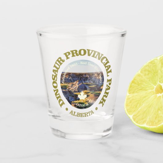 Dinosaurus PP Shot Glas (Voorkant)