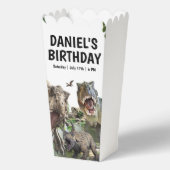 Dinosaurus Printable verjaardagsfeest, Dino Party Bedankdoosjes (Voorkant)