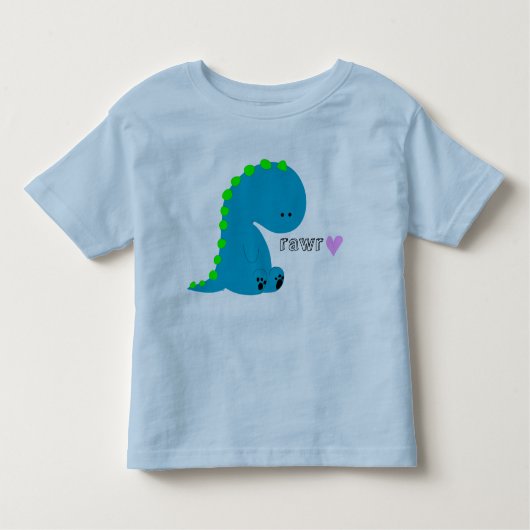 dinosaurus rawr peuter shirt (Voorkant)