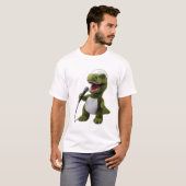 Dinosaurus Rockstar T-shirt (Voorkant volledig)