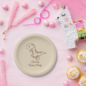 dinosaurus, , schattig, kinder, Bord van papier (Feest)