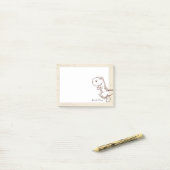 dinosaurus, schattige dinosaurus,  stijl post-it® notes (Op bureau)