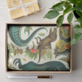  dinosaurus schilderij tissuepapier (Geschenk)