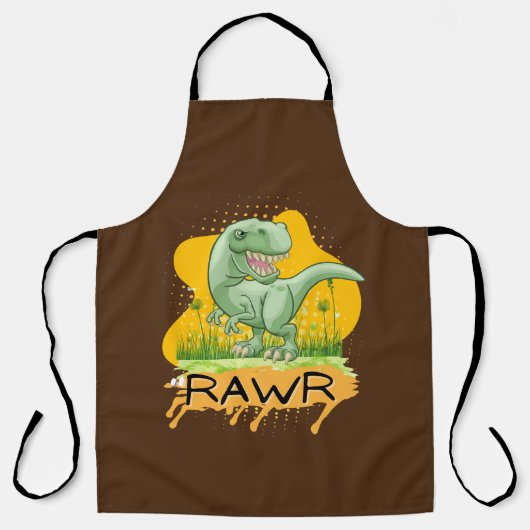 dinosaurus schort (Voorkant)