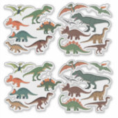 dinosaurus-Sticker Sticker (Voorkant)