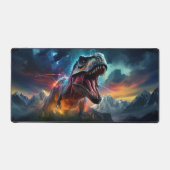 Dinosaurus T-Rex Dino Stormy Mountains Bureaumat (Voorkant)