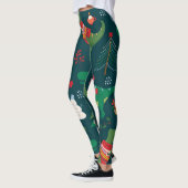 Dinosaurus T-Rex: Nieuwjaar. Leggings (Links)