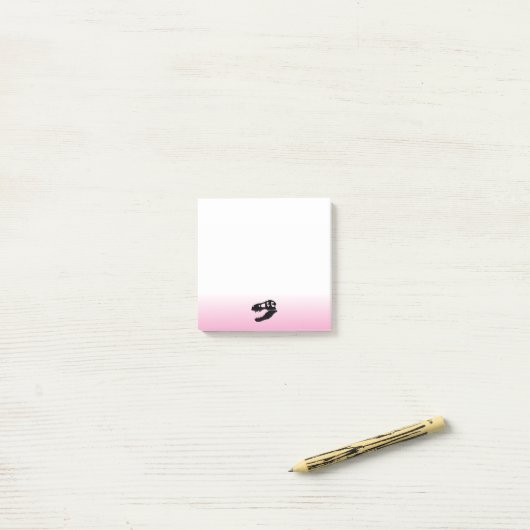 Dinosaurus T. rex schedel Post-it® Notes (Op bureau)