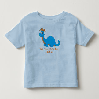 Dinosaurus T-shirt blauw