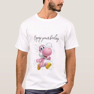 Dinosaurus T-shirt – Geniet van je gevoelens Grafi